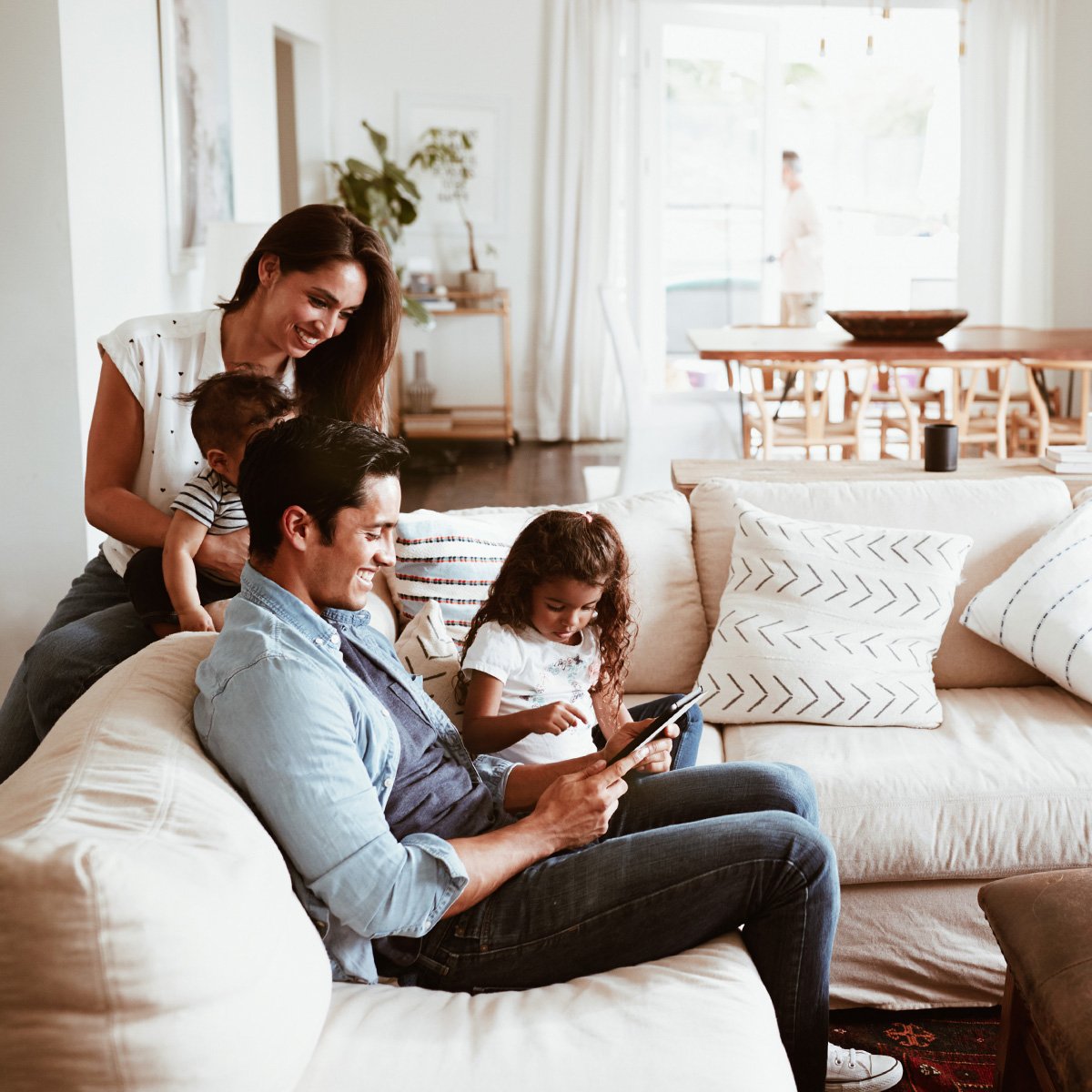 le confinement avec des enfants