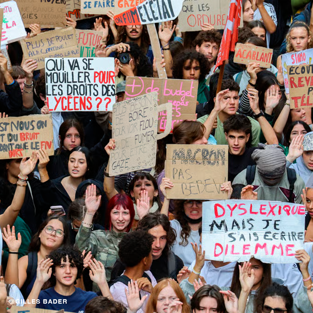 Les lycéens manifestent : votre bébé est-il concerné ?