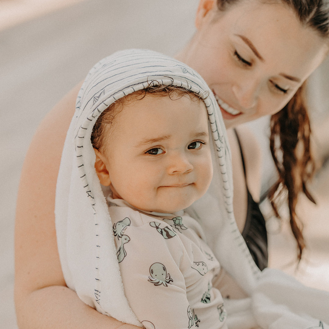 Le top des affaires à ne pas oublier quand on rentre de la plage avec bébé