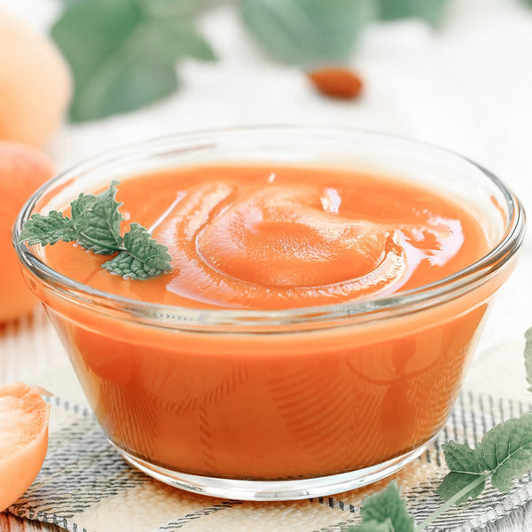 Recette Compote Pomme Pêche Abricot pour les bébés dès 6 mois JOONE