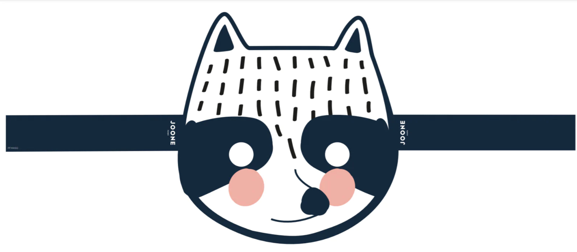 Créez votre maque Gaston le raton laveur pour Mardi Gras !