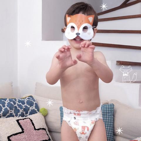 masque renard bebe