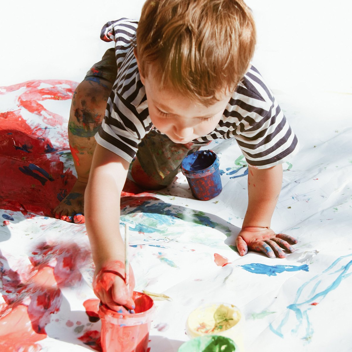 Recette : Peinture Maison non toxique / comestible pour bébé - JOONE