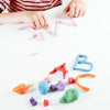 lettres en pâte à modeler