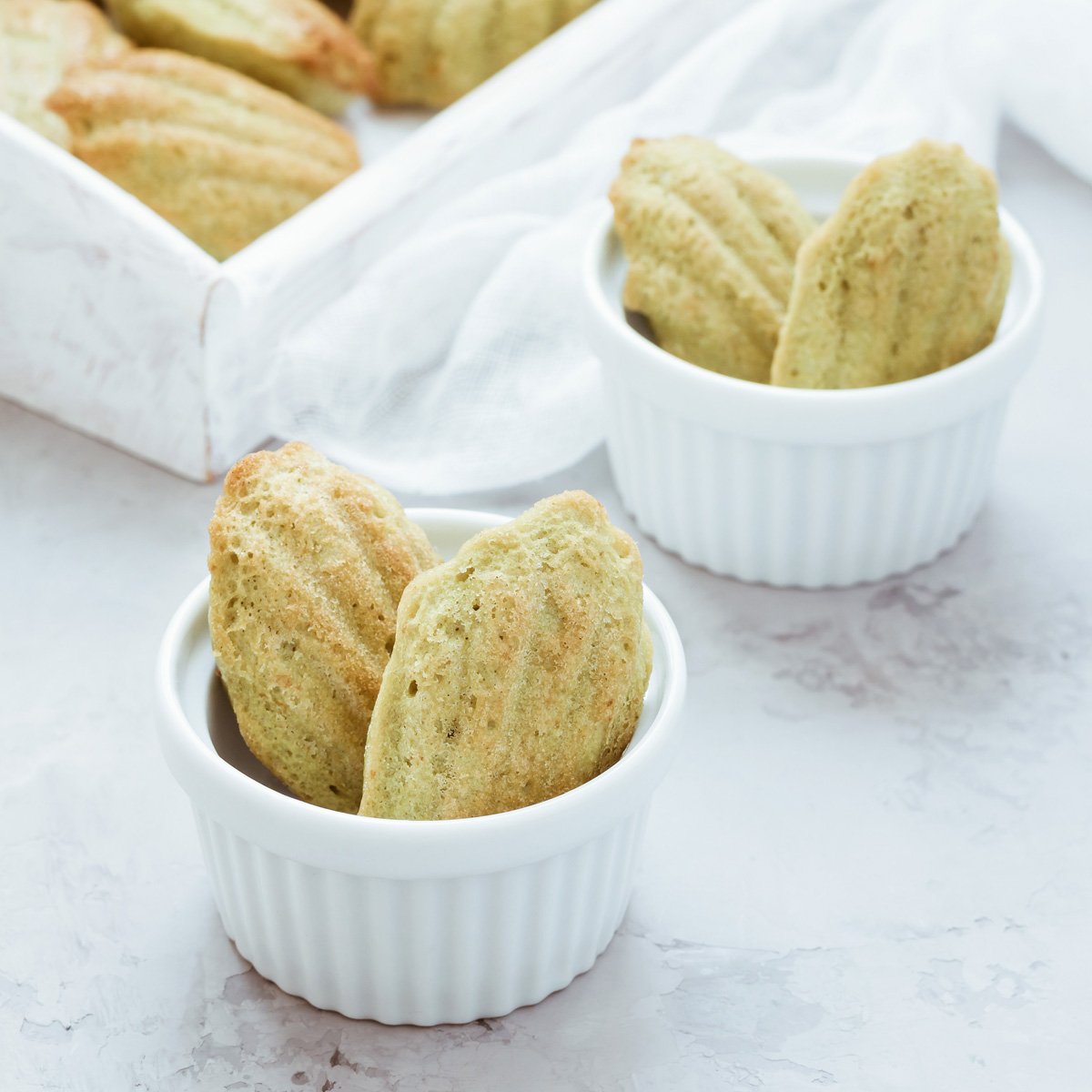 madeleines aux petits pois