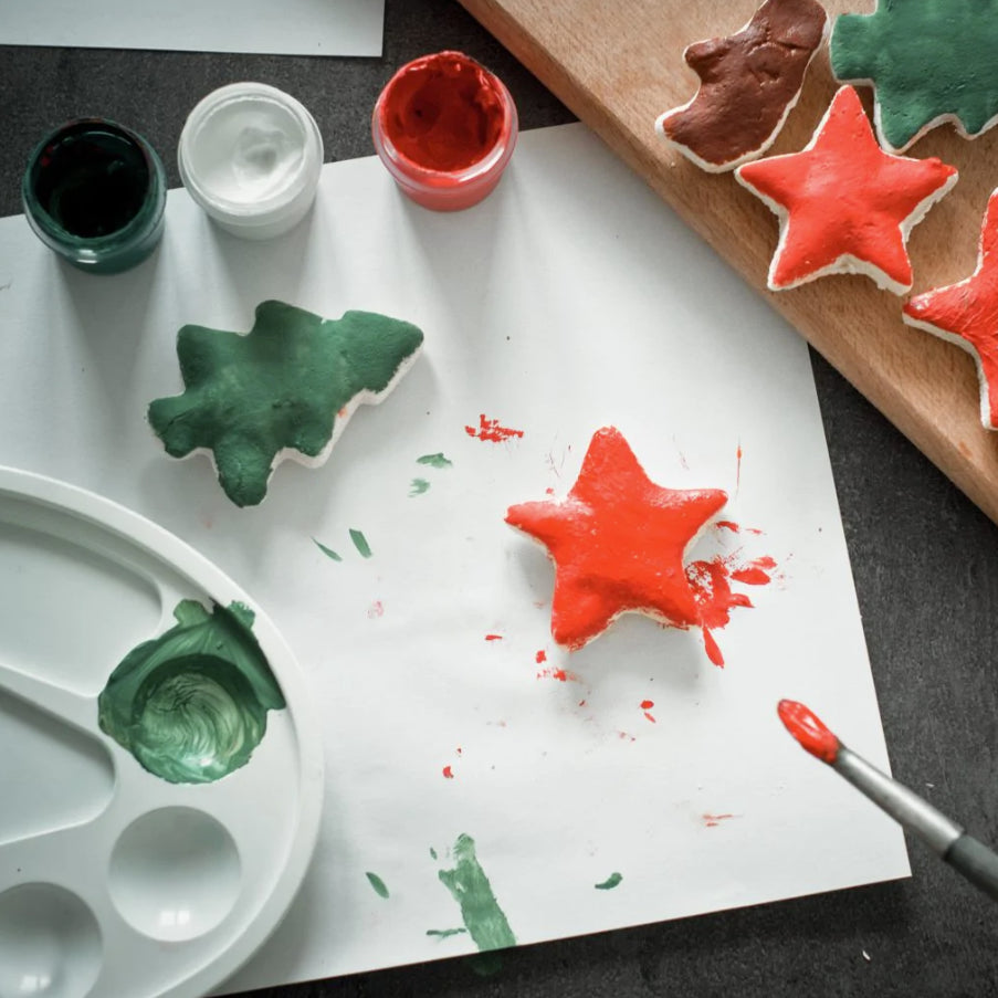 DIY : Décorations de Noël en pâte à sel (sans sel)