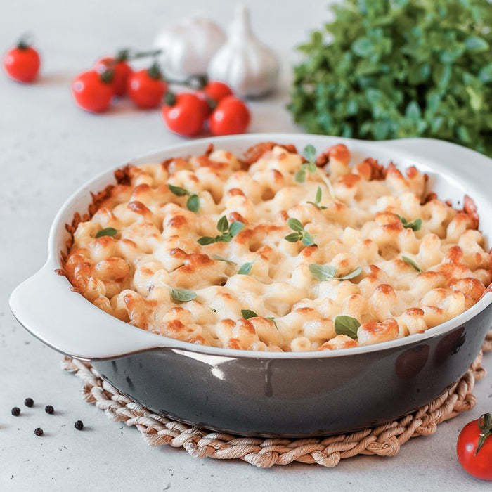 Gratin de pâtes ultra régressif façon Carbonara