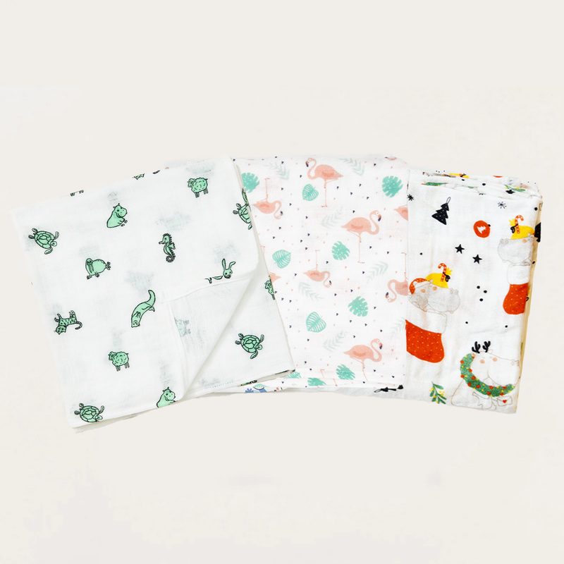 Lot de 3 langes