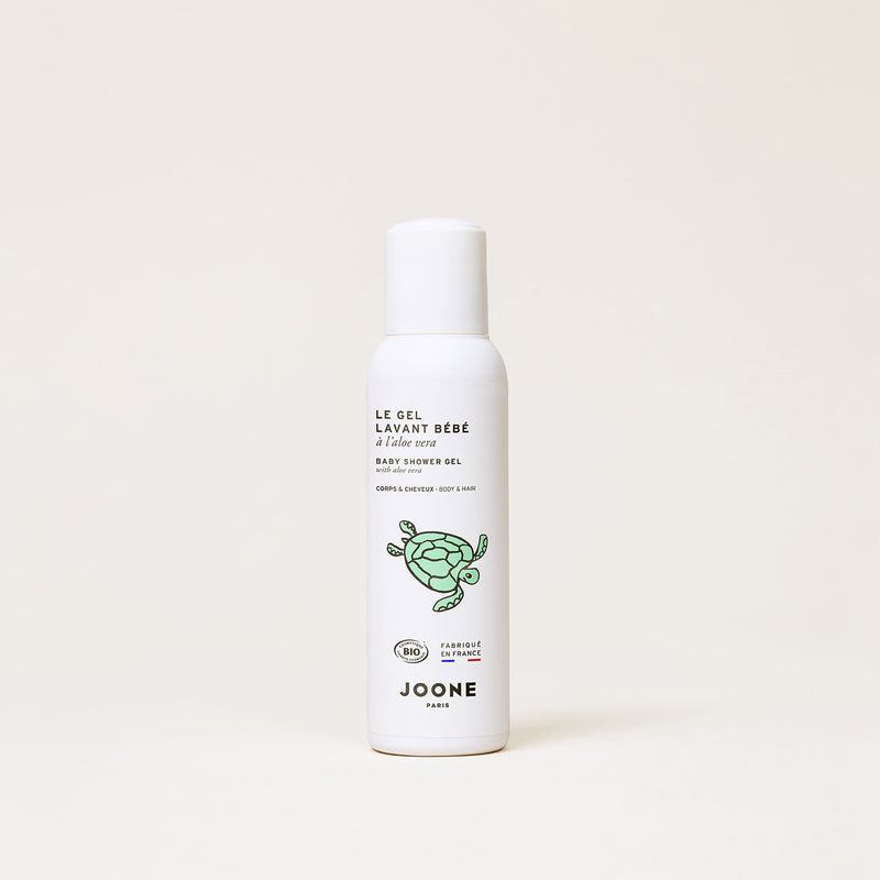 Le gel lavant bébé en format voyage