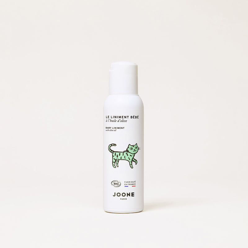 Le liniment bébé en format voyage