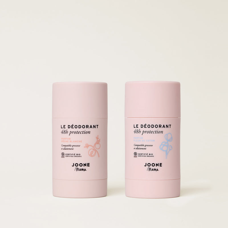 Duo de déodorants certifiés bio